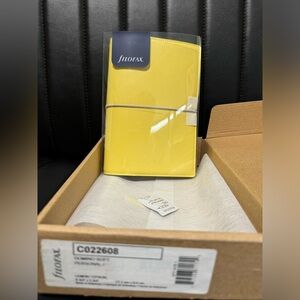 Filofax Domino Soft Personal - Lemon NWT